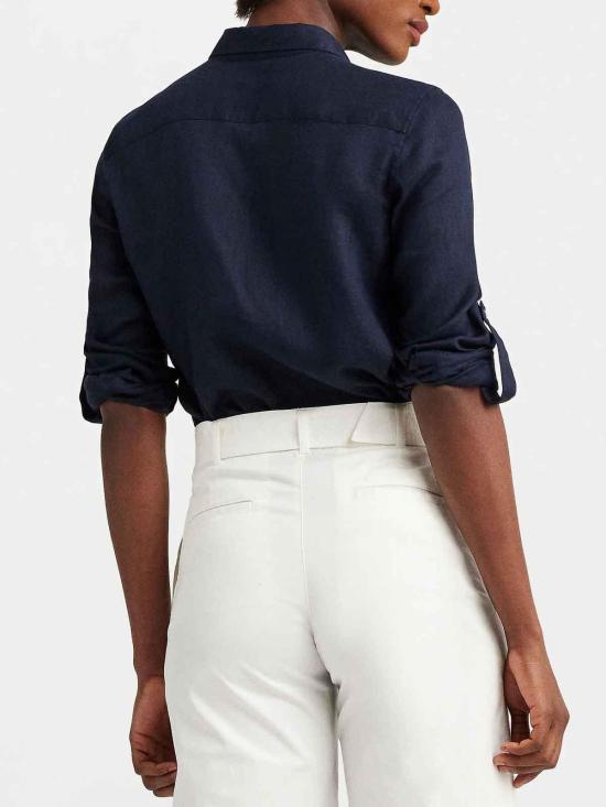  랄프 로렌 블라우스 200782777003 Dark Blue - RALPH LAUREN