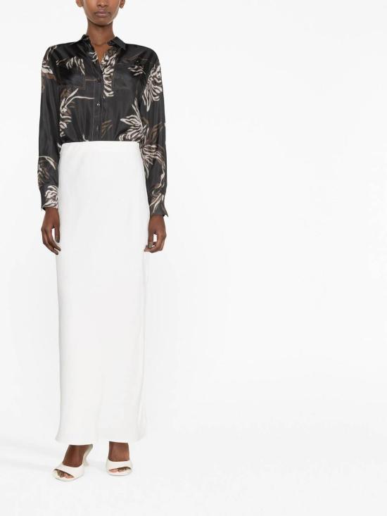 27SS 브루넬로 쿠치넬리 미디 스커트 MH126G3396C600 White - BRUNELLO CUCINELLI