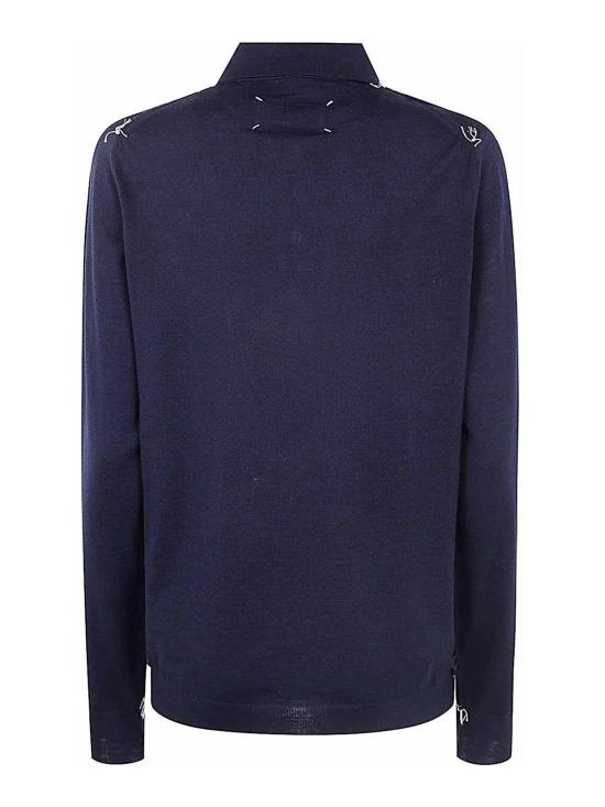  마르지엘라 폴로 티셔츠 S51GL0052M13057511 Blue - MAISON MARGIELA