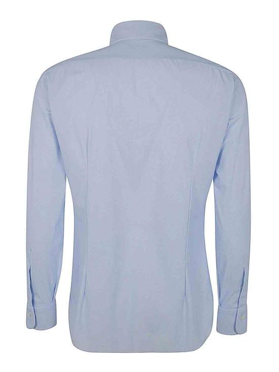  발바 긴팔 셔츠 I1U13P0144047U0001 Blue - BARBA