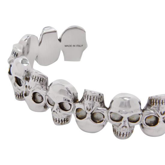 25SS 알렉산더 맥퀸 브레이슬릿 823322 J161N0446 Silver - ALEXANDER MCQUEEN