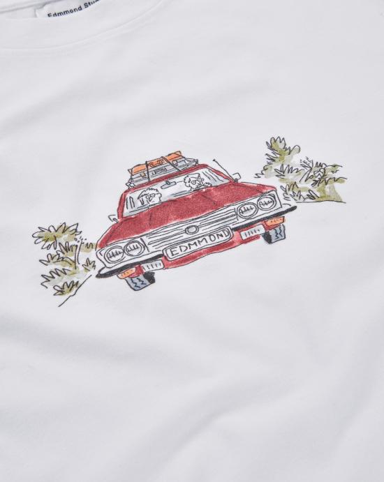 25SS 에드몬드 스튜디오 반팔 티셔츠 1253008000 PLAIN WHITE Plain white - EDMMOND STUDIOS