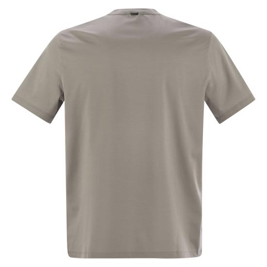 25SS 에르노 반팔 티셔츠 JG000174U LIGHT GREY - HERNO