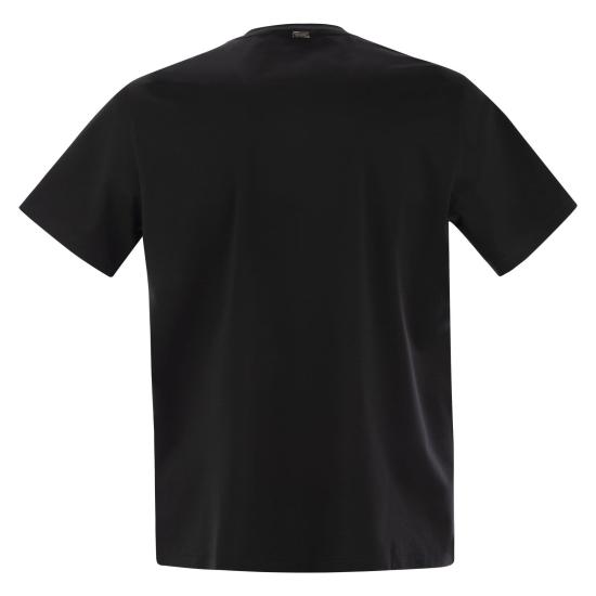  에르노 반팔 티셔츠 JG000174U BLACK - HERNO