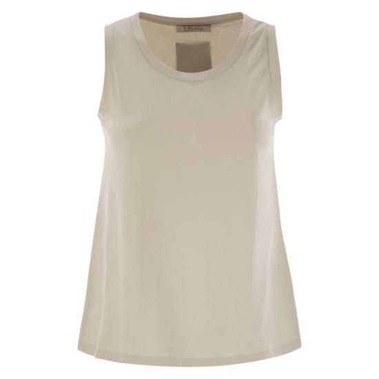 25SS 에스막스마라 민소매 티셔츠 2519941033600 BEIGE