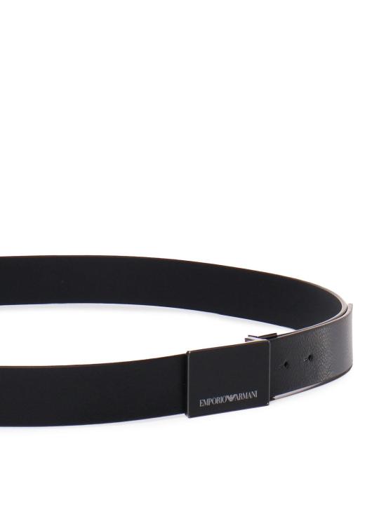 26SS 엠포리오 아르마니 가죽 벨트 Y4S427YTU7J84372 Black - EMPORIO ARMANI