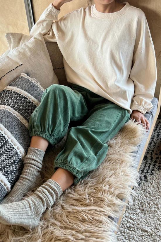  르 본 숍 긴팔 티셔츠 Le Bon Shoppe Naturelle 티셔츠 Naturel - Le Bon Shoppe