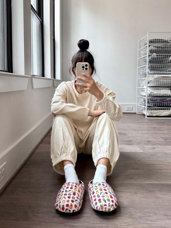  르 본 숍 긴팔 티셔츠 Le Bon Shoppe Naturelle 티셔츠 Naturel - Le Bon Shoppe