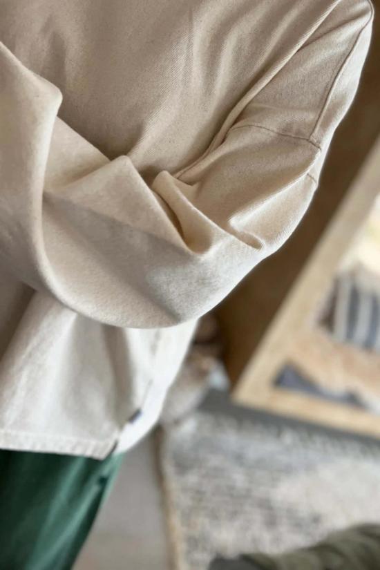  르 본 숍 긴팔 티셔츠 Le Bon Shoppe Naturelle 티셔츠 Naturel - Le Bon Shoppe