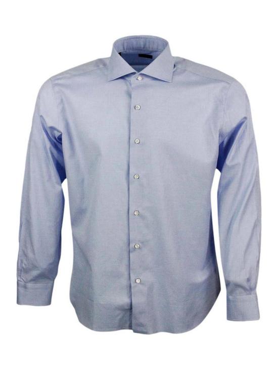  발바 긴팔 셔츠 I1U13P01PZ5004 Light Blue