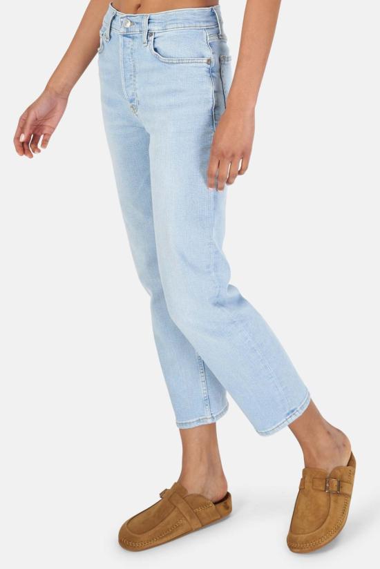  리던 데님 팬츠 70년대 스토브 파이프 리버 페이드 재/완성 - RE/DONE