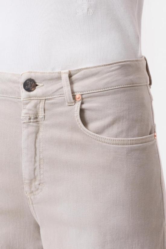  클로즈드 데님 팬츠 리나 와이드 레그 크롭 진 소프트 베이지 - CLOSED