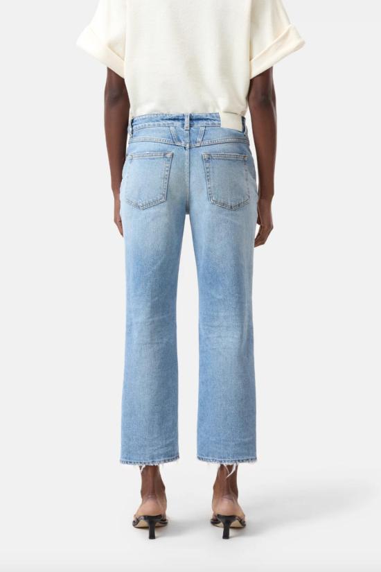  클로즈드 데님 팬츠 밀로 스트레이트 레그 진 미드 블루 - CLOSED