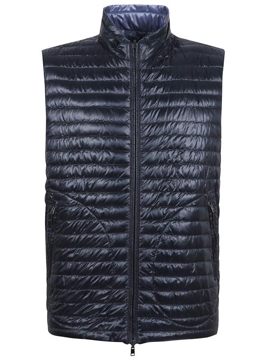 25SS 에르노 투톤 리버시블 나일론 울트라라이트 베스트 PI001008U 12017Z 9026 AZZURRO - HERNO