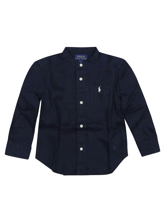 25SS [키즈] 랄프 로렌 셔츠 322964592 001 NEWPORT NAVY