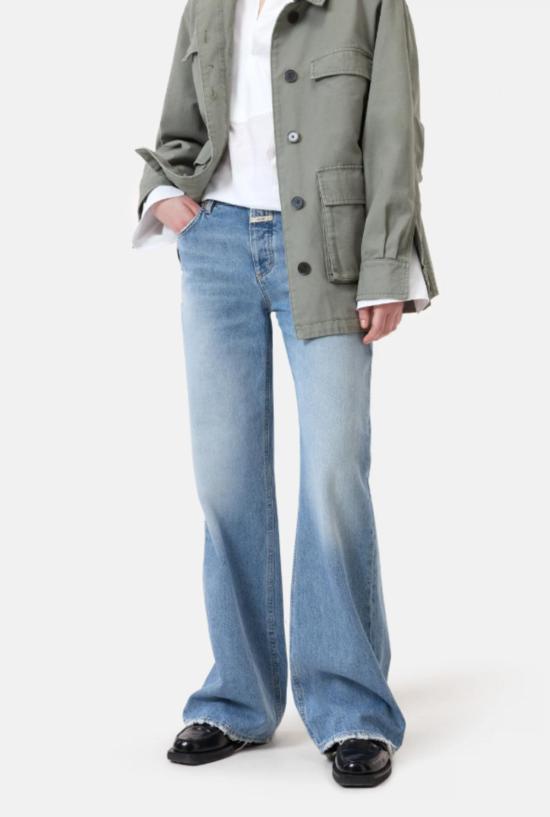  클로즈드 데님 팬츠 길란 와이드 레그 진 라이트 블루 - CLOSED
