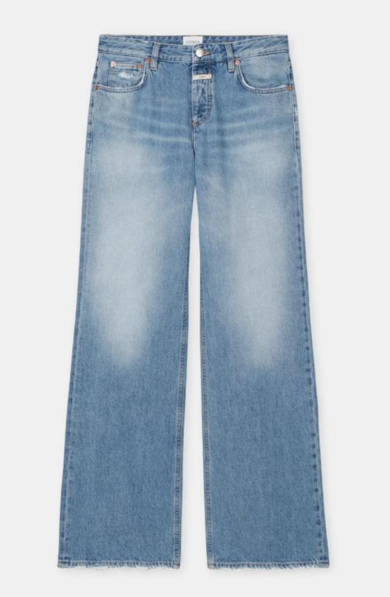  클로즈드 데님 팬츠 길란 와이드 레그 진 라이트 블루 - CLOSED