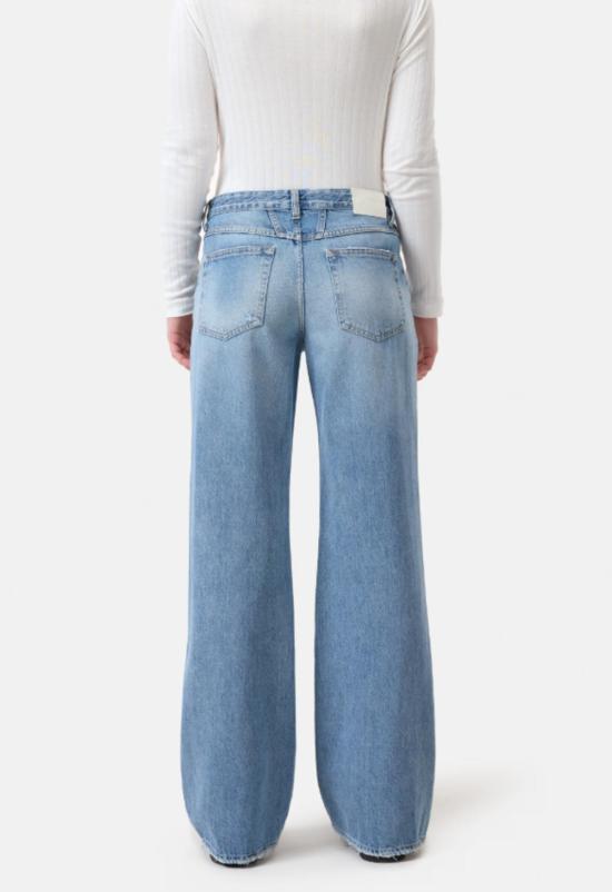  클로즈드 데님 팬츠 길란 와이드 레그 진 라이트 블루 - CLOSED