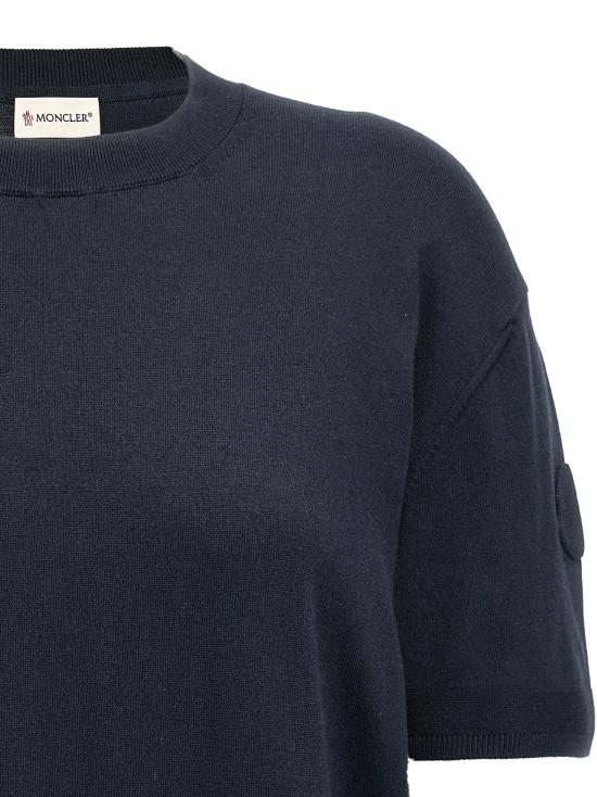 25SS 몽클레어 반팔 티셔츠 K10919C00011M6329 742 BLUE - MONCLER