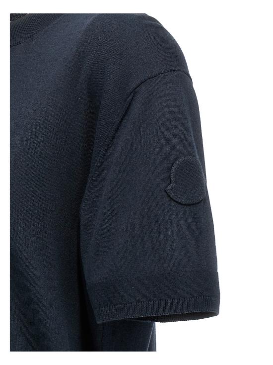 25SS 몽클레어 반팔 티셔츠 K10919C00011M6329 742 BLUE - MONCLER