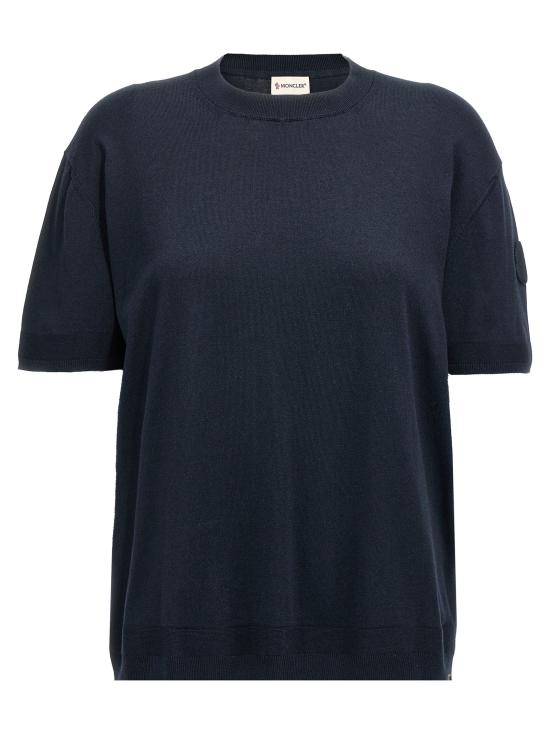 25SS 몽클레어 반팔 티셔츠 K10919C00011M6329 742 BLUE