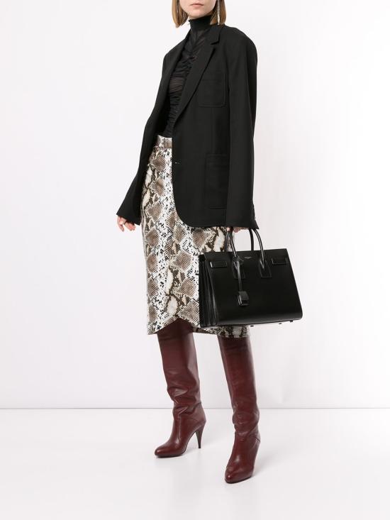 25SS 생로랑 토트백 37829902G9W 1000 BLACK - SAINT LAURENT