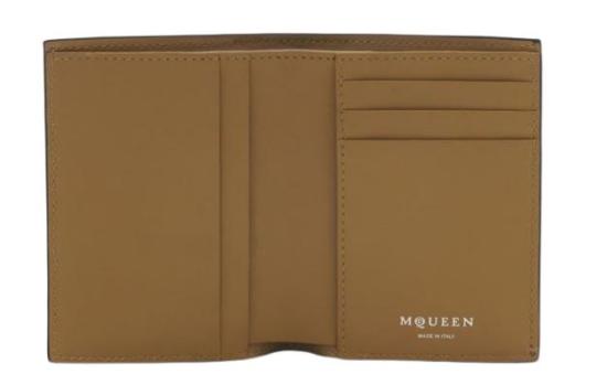 25SS 알렉산더 맥퀸 가죽소품 8151681AAUH9769 BLACK CARAMEL SILVER - ALEXANDER MCQUEEN