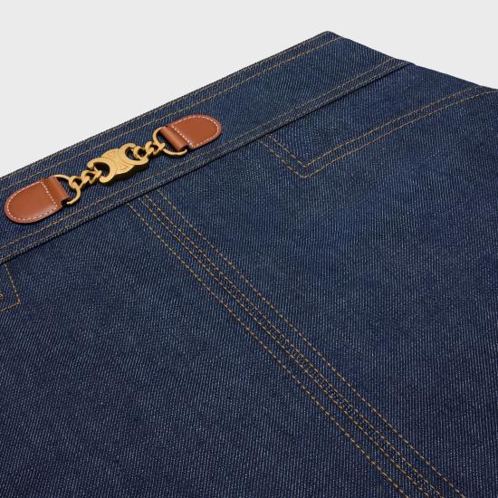 25SS 셀린느 숏 스커트 RJ01M237R BLUE - CELINE