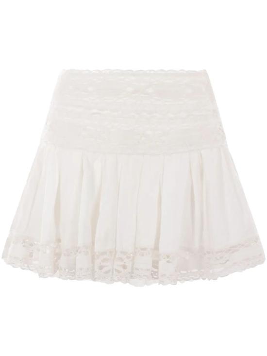 25SS 이자벨마랑에뚜왈 숏 스커트 JU0304FAC1J14E WHITE