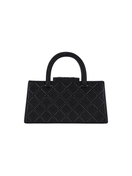 25FW 토리버치 플레밍 이스트웨스트 토트 164763001 Black - TORY BURCH