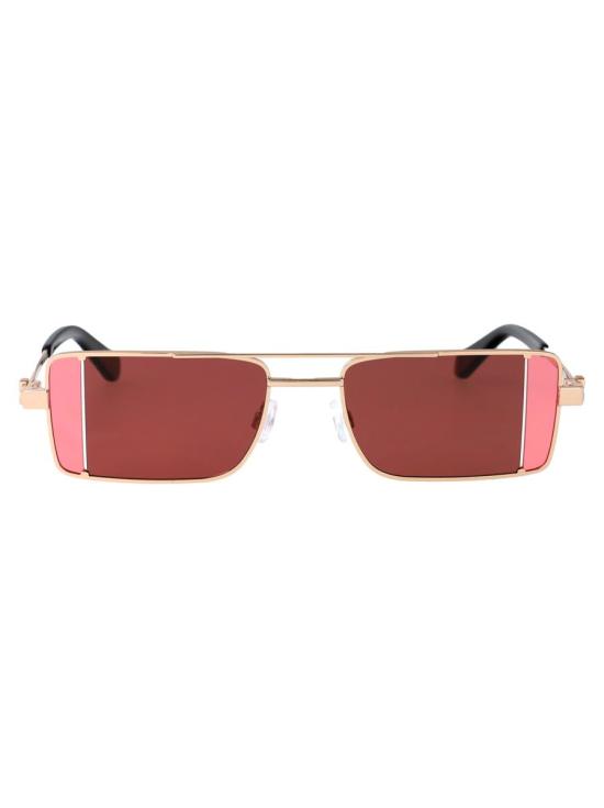 25FW 오프화이트 안경 OERI14AS25MET0017628 7628 SUNGLASSES GOLD BURGUNDY