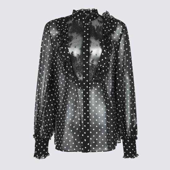 25SS 발렌티노 가라바니 블라우스 6B0AB7J19ABTB1 Black