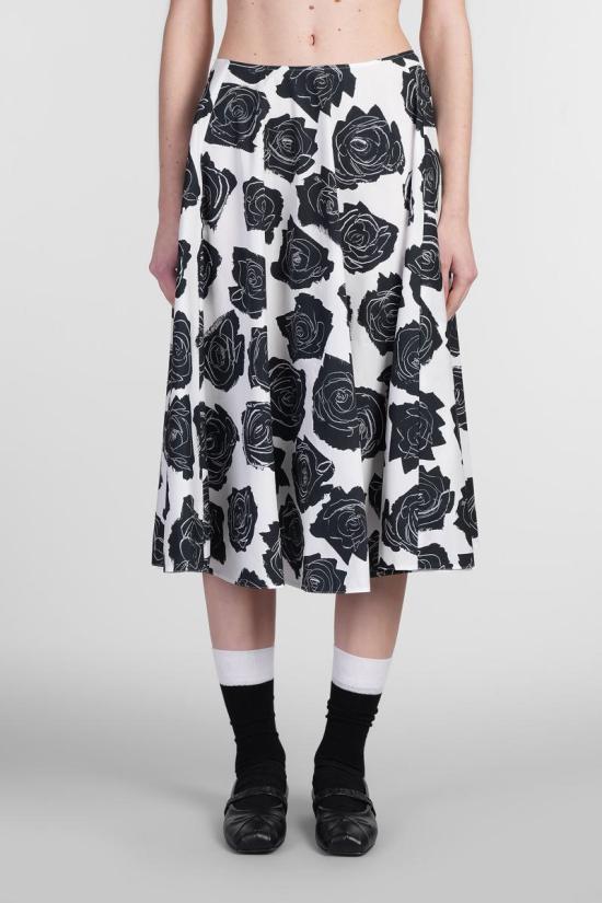 25SS 마르니 숏 스커트 415315 GOMA0745A0UTC520 WHITE