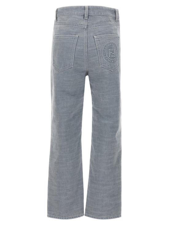  펜디 데님 팬츠 FLP864ASMBF1RX3 GRAY - FENDI