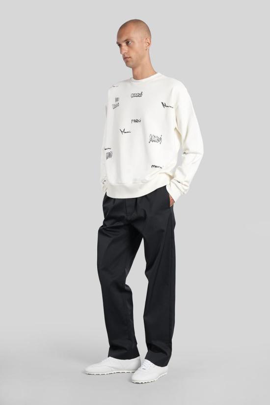 25FW 마르니 스트레이트 팬츠 415291 PUMU0156S0UTP789 Black - MARNI