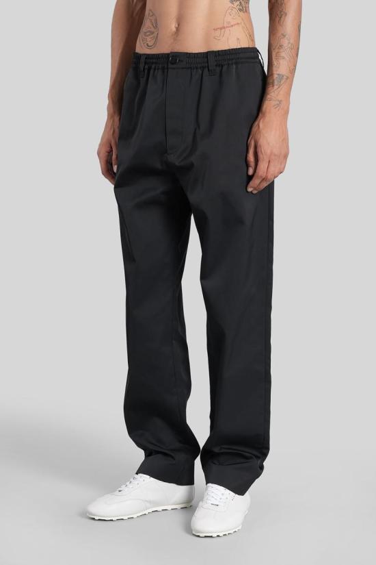 25FW 마르니 스트레이트 팬츠 415291 PUMU0156S0UTP789 Black - MARNI