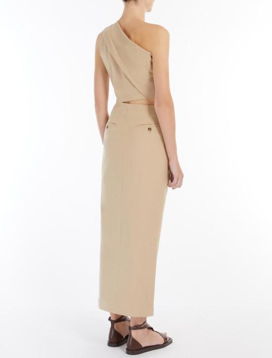 25SS 막스마라 롱 원피스 2511221233600011 BROWN - MAX MARA