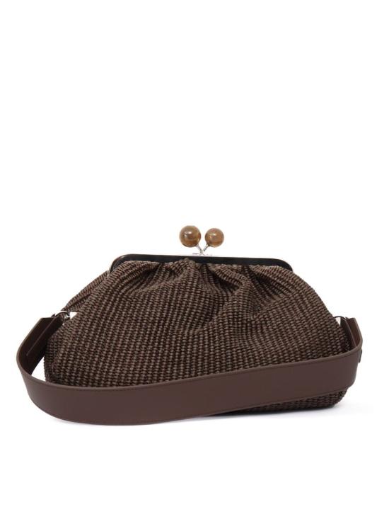 25SS 위켄드막스마라 클러치/파우치 2515511085600 048 DARK BOWN 235798 BROWN - WEEKEND MAX MARA