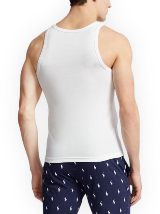 25SS 폴로 랄프로렌 민소매 티셔츠 714835886 001 bianco