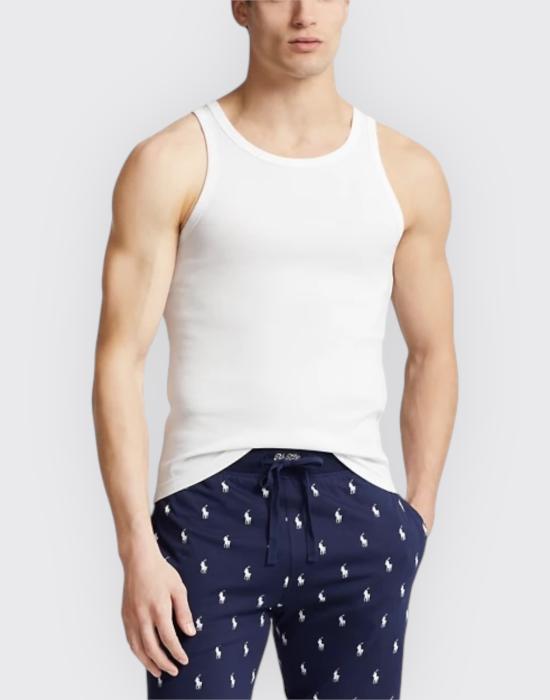 25SS 폴로 랄프로렌 민소매 티셔츠 714835886 001 bianco - POLO RALPH LAUREN