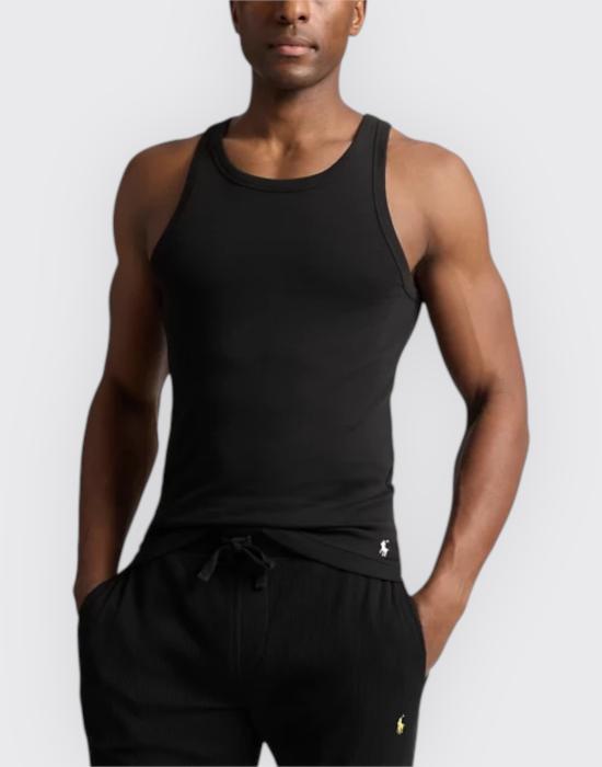 25SS 폴로 랄프로렌 민소매 티셔츠 714959333 001 nero - POLO RALPH LAUREN