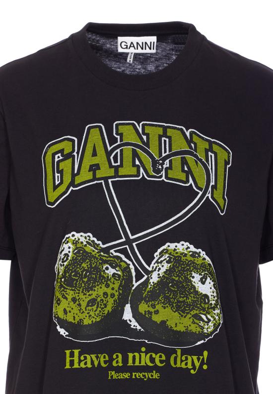 25SS 가니 반팔 티셔츠 T4292252 PHANTOM DOM - GANNI