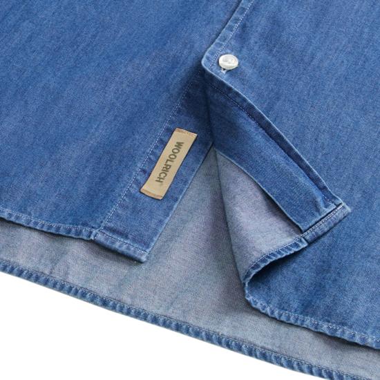 25SS 울리치 셔츠 CFWOSI0166MRUT4063 3501 MEDIUM INDIGO - WOOLRICH