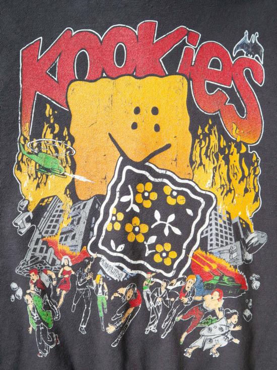  캐피탈 긴팔 티셔츠 Kapital 플리스 후드 스웨트셔츠 잉크 블랙 - KAPITAL