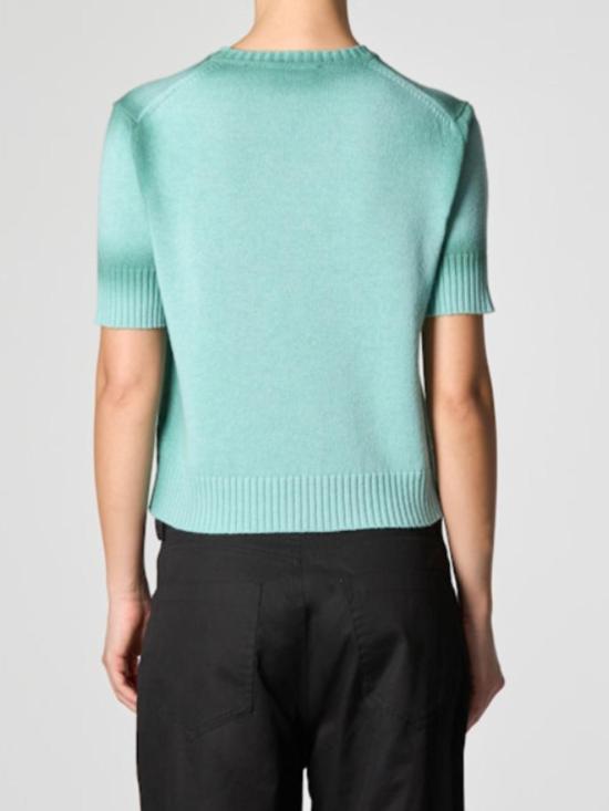  로베르토 콜리나 스웨터 Roberto Collina 캐시미어 티셔츠 Aqua Verde - ROBERTO COLLINA