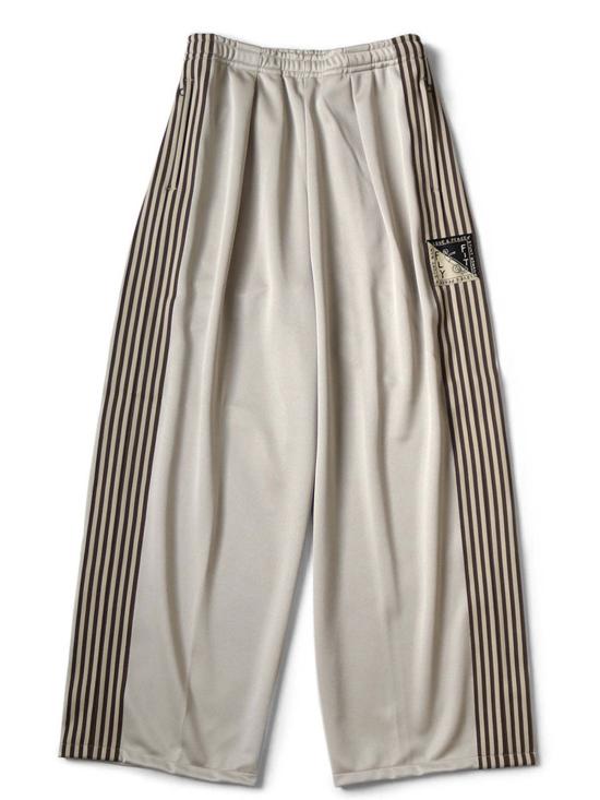  캐피탈 스트레이트 팬츠 Kapital Smooth Jersey Stantman & Woman Baggy Track Pants 베이지