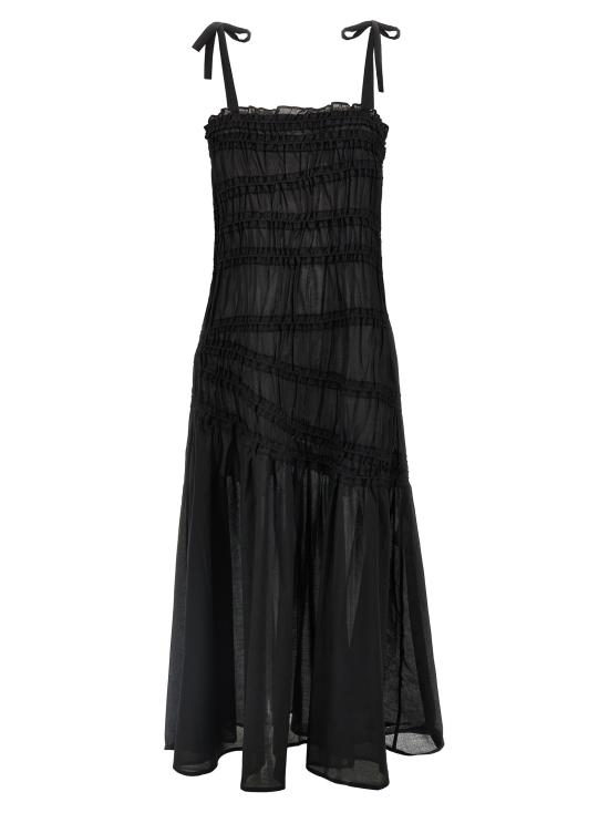 25SS 토리버치 롱 원피스 164520001 Black