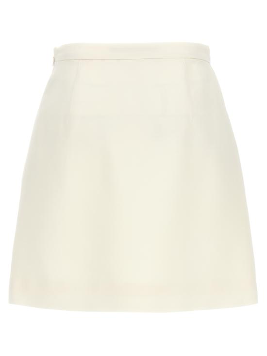 25SS 발렌티노 가라바니 숏 스커트 B3RACH71CFA03 White - VALENTINO GARAVANI