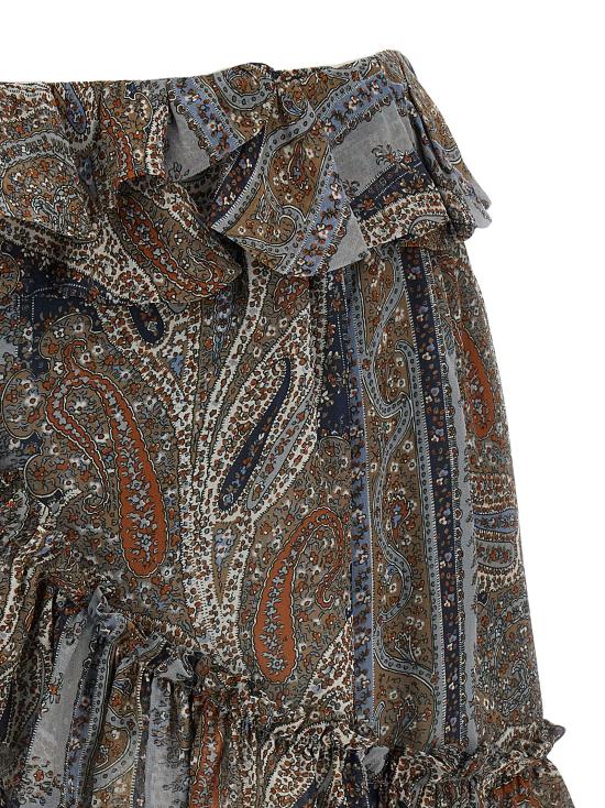 25SS 생로랑 숏 스커트 823750Y3K588490 Multicolor - SAINT LAURENT