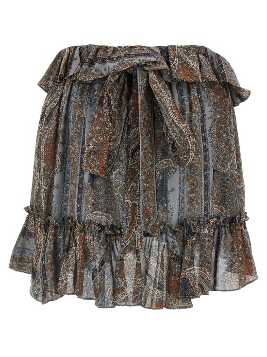 25SS 생로랑 숏 스커트 823750Y3K588490 Multicolor - SAINT LAURENT